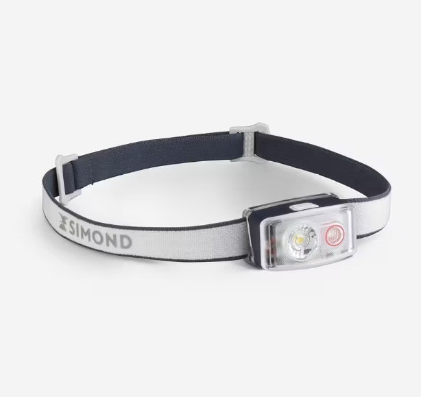 Lampada frontale ricarica USB 150lumens 20€