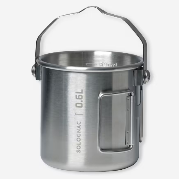 Tazza Bushcraft 0.6L Solognac da 15€ a 10€