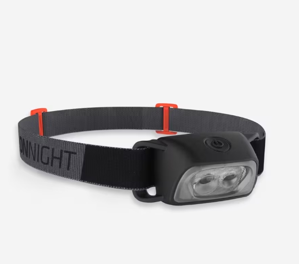 Lampada frontale Quechua Onnight 80 lm a pile 10€