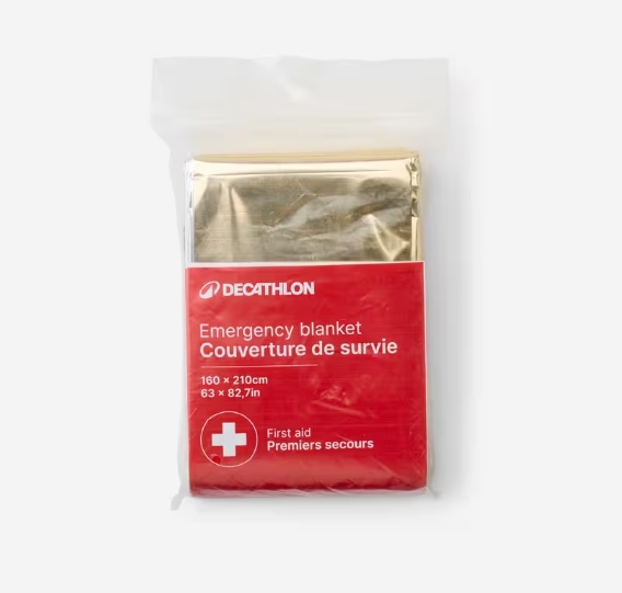 Coperta sopravvivenza monouso 3€