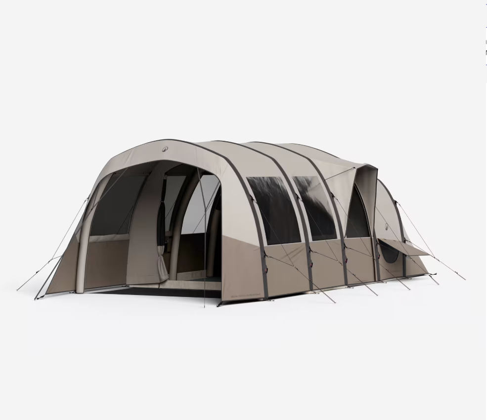 QUECHUA Tenda da campeggio gonfiabile AIR SECONDS 4.2 XXL POLICOTONE 4 posti 2 camere 1600€