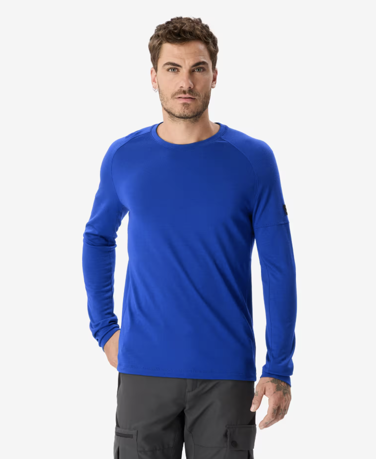 T-Shirt lana merinos Simond MERINO RESIST uomo| blu 45€