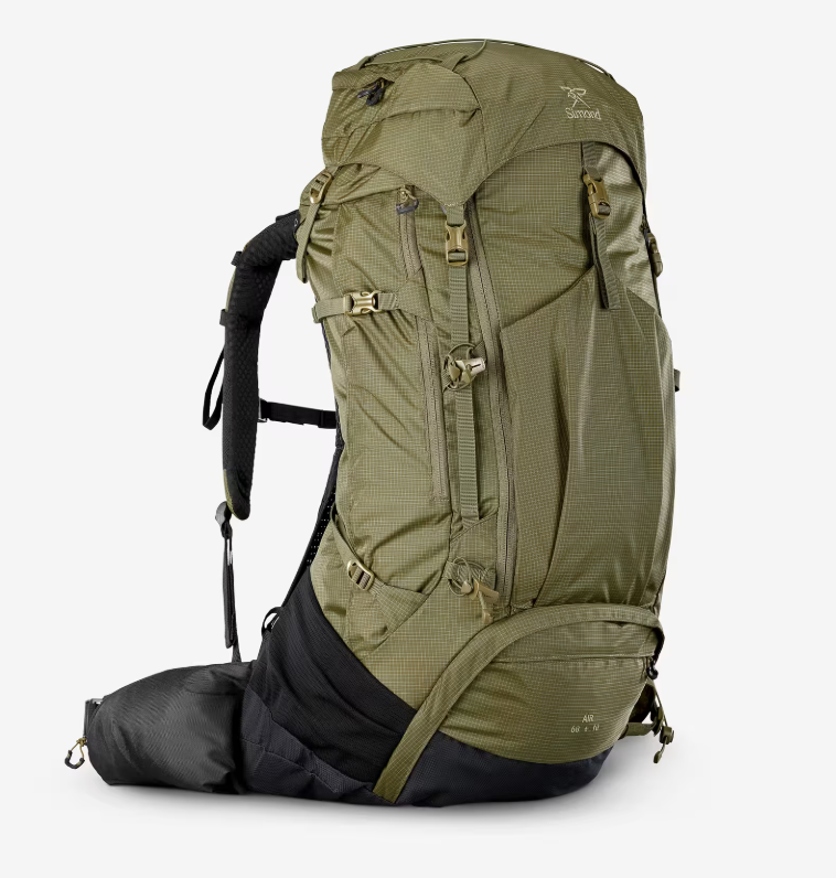Zaino trekking uomo MT500 AIR 60+10L 130€