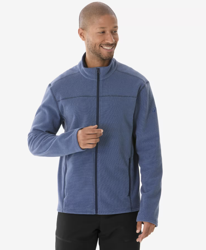 Pile Quechua MH120 full zip 200gr/m2 12/15 gradi uomo - 20€