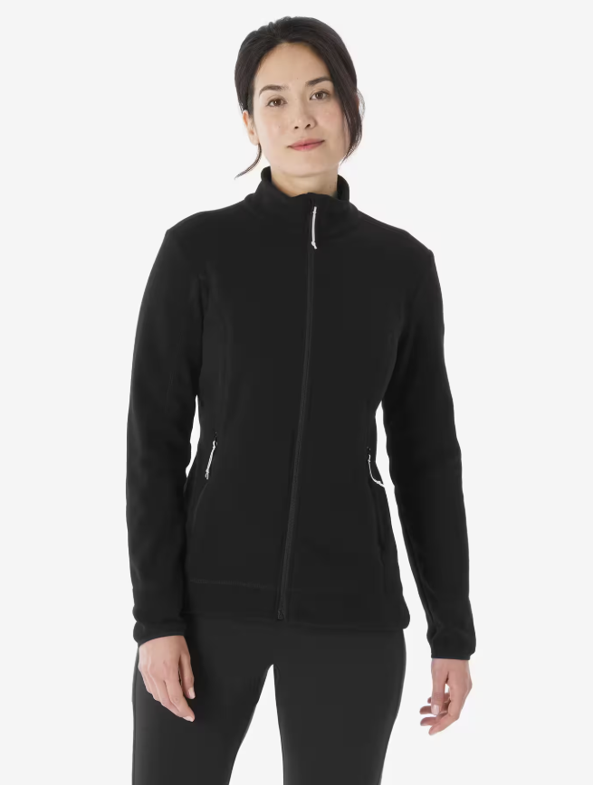 Pile Quechua MH120 full zip 200gr/m2 12/15 gradi donna - 20€