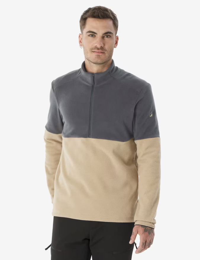 Pile Quechua MH500 1/2 zip 230gr/m2 8/15 gradi uomo - 15€