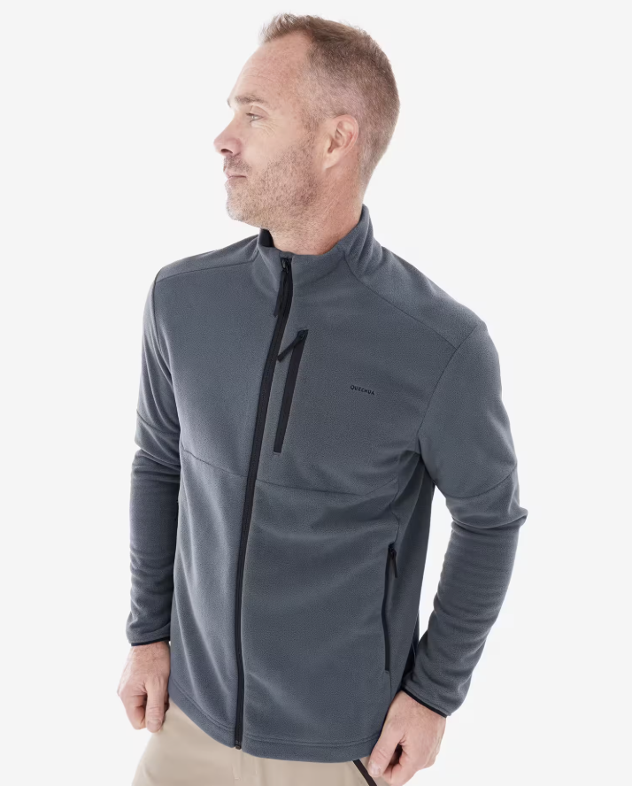 Pile Quechua MH500 full zip 290gr/m2 5/10 gradi uomo - 25€
